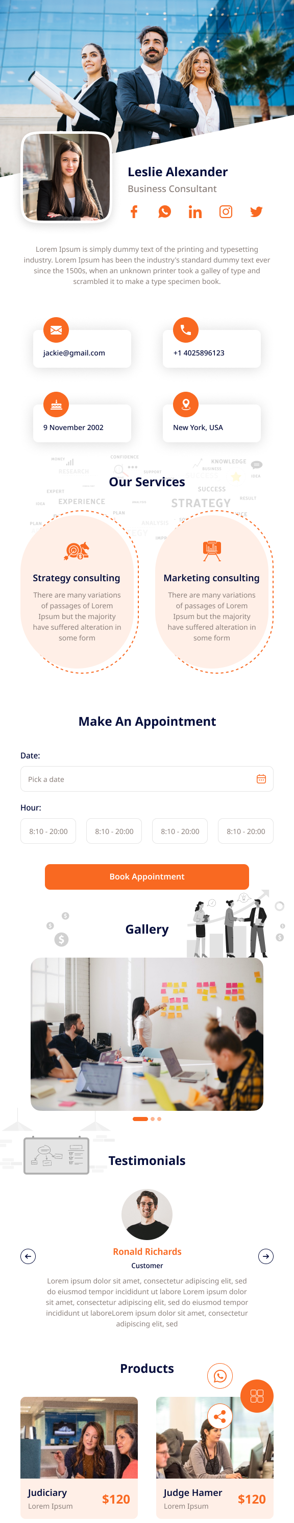 Consulting Services template