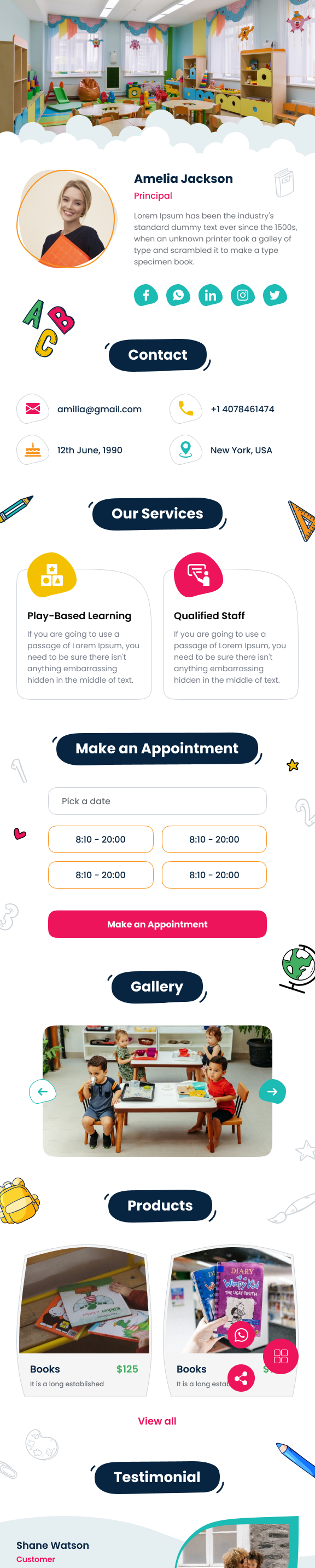 School Templates template