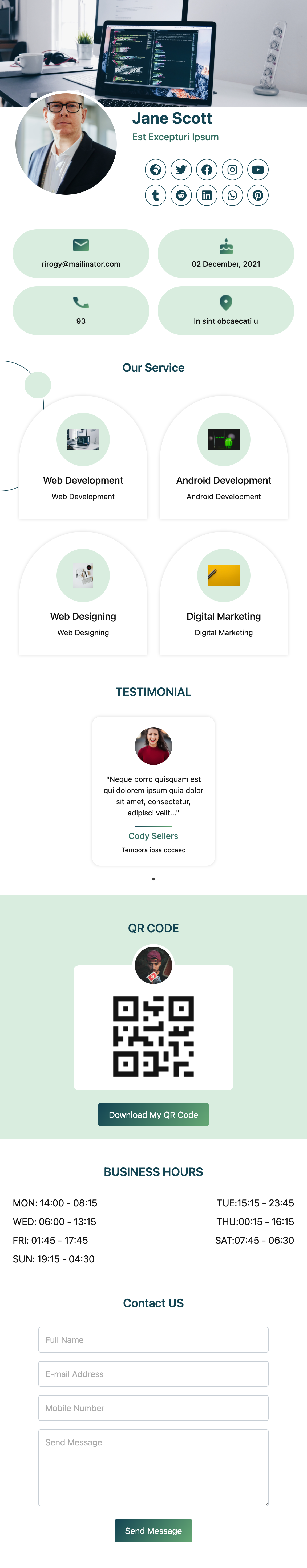 Professional template