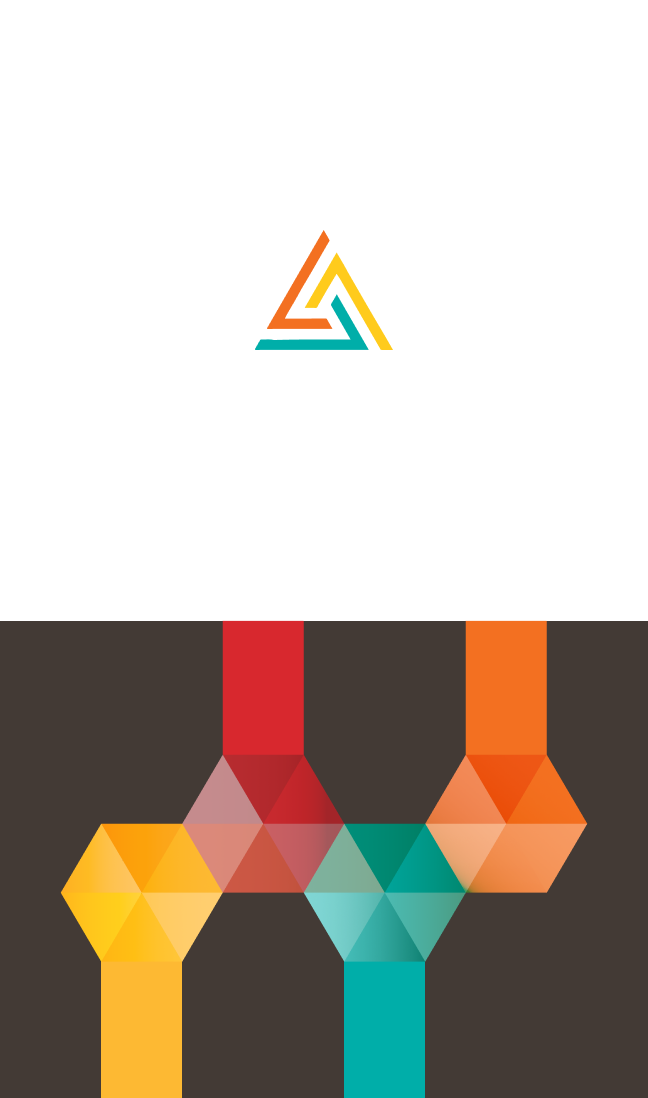 Vertical business card template 2